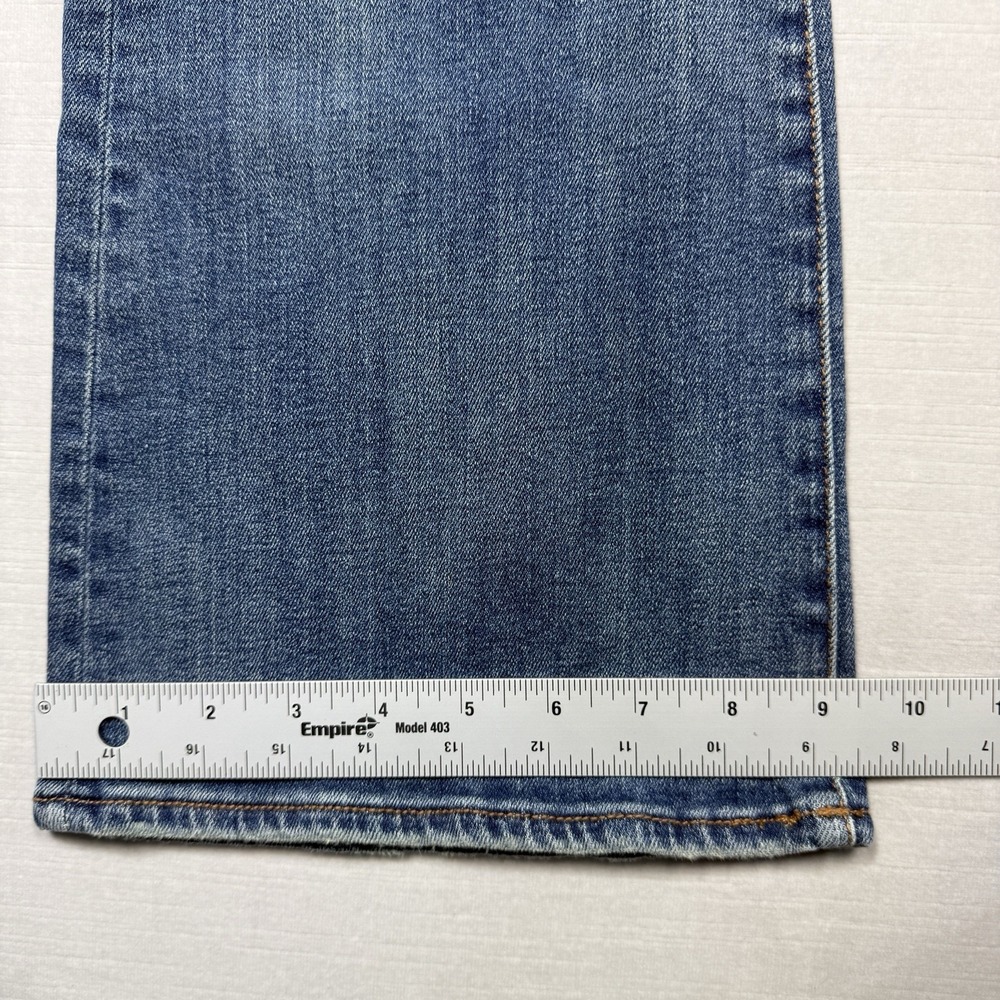 American Eagle Kick Boot Jeans Women 12 Stretch‎ Vintage Distressed Look - Picture 15 of 16
